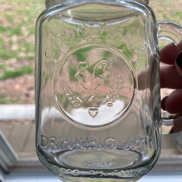 Mason Jar style drinking glasses - Set of 4 - NEW - Picture 3 of 5